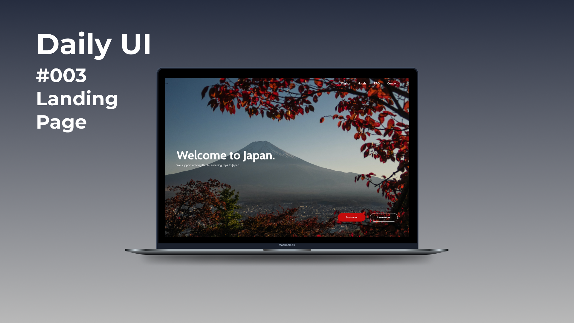 An image from my daily UI challenge.